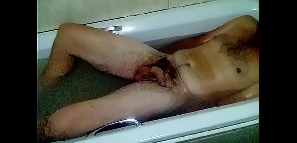  Secretly filmed Husband taking a bath